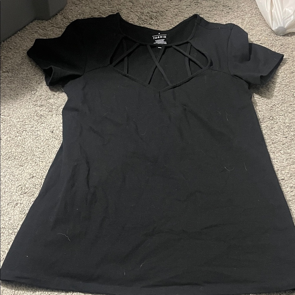 Torrid Neck Cutout top